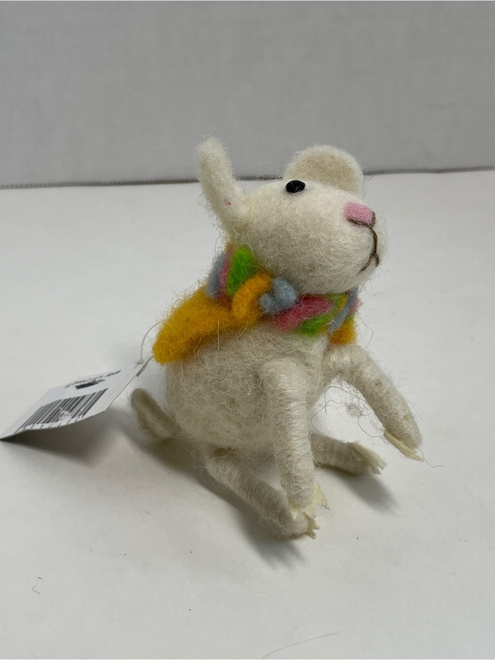 Primitives by Kathy Holiday Felt Critter Circus Mouse Ornament